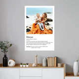 Poster personnalisé - Définition de maman