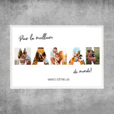 Poster personnalisé - Pour la meilleure maman du monde