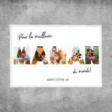 Poster personnalisé - Pour la meilleure maman du monde