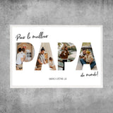 Poster personnalisé - Pour le meilleur papa du monde