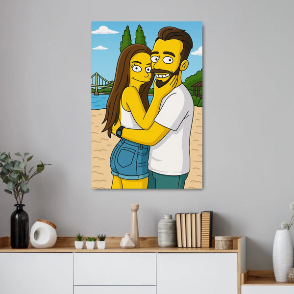 Poster personnalisé - Portrait style cartoon