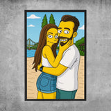 Poster personnalisé - Portrait style cartoon
