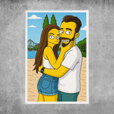 Poster personnalisé - Portrait style cartoon