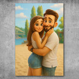 Poster personnalisé - Portrait Animé